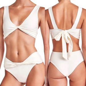 Devon Windsor Textured Zebra Bikini Set